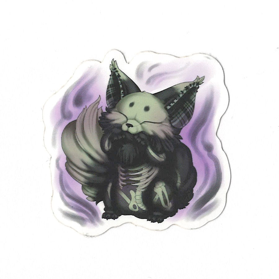 Nippers the spooky fox sticker Pawstar