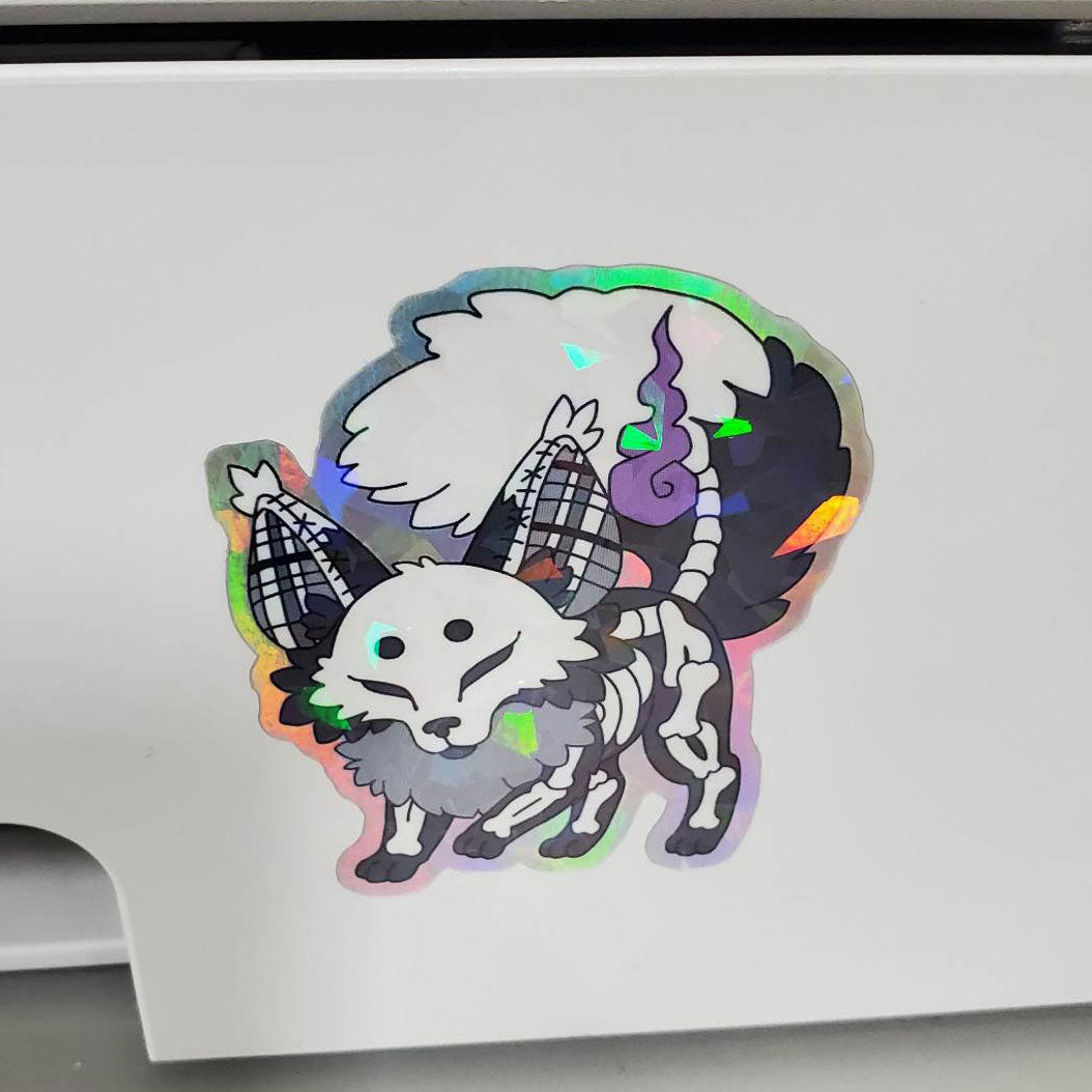 Nippers the spooky fox sticker by Pawstar