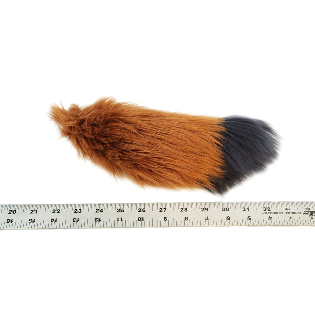 Micro Fox Tail Keychain - Monster Fur - Pawstar Pawstar Tails canine, cosplay, costume, fox, furry, ship-15, Tail