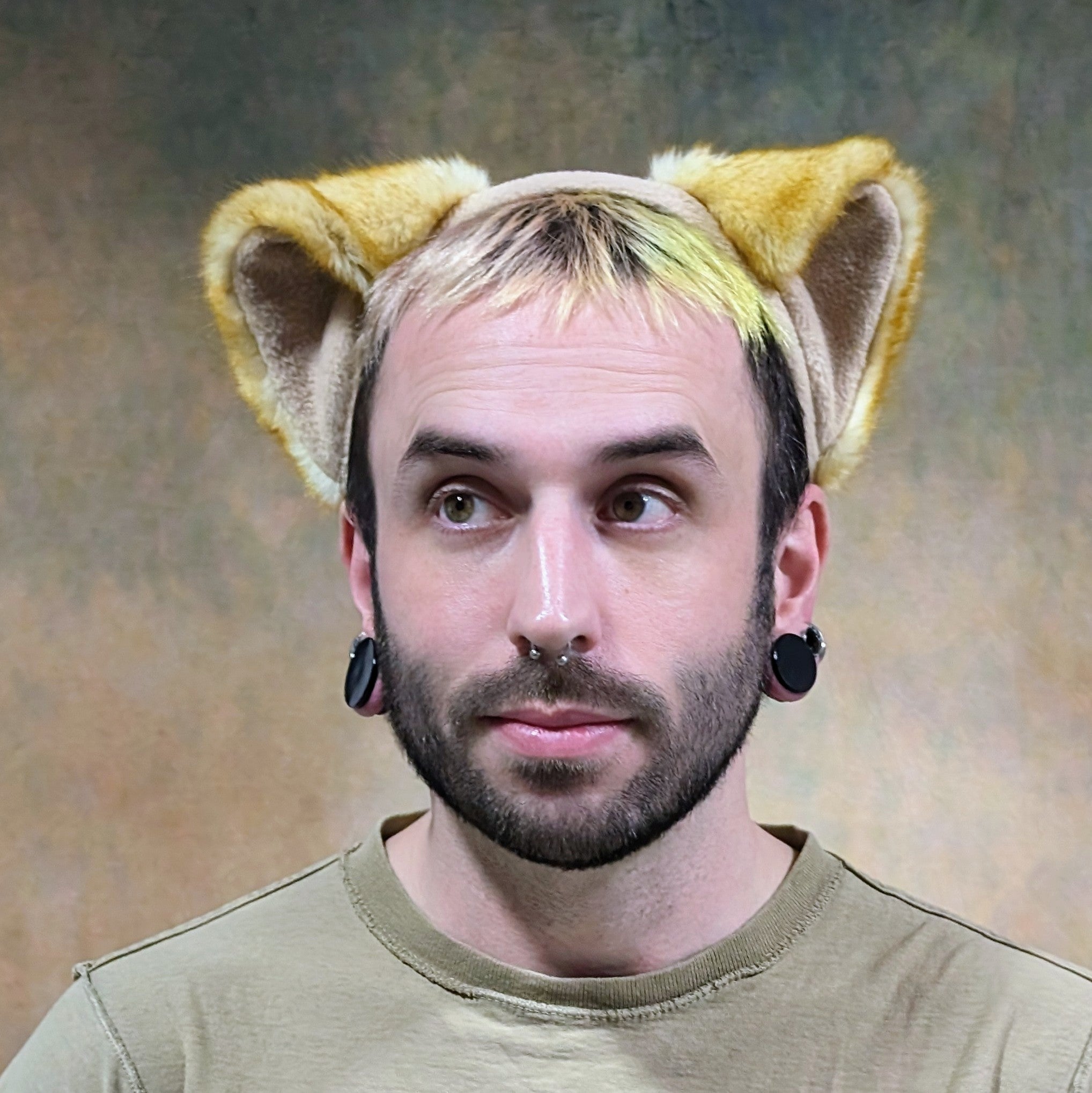 Pawstar Classic Lion Ear Headband - lion ear headband for costumes, cosplay, fursuit, fashion, therian