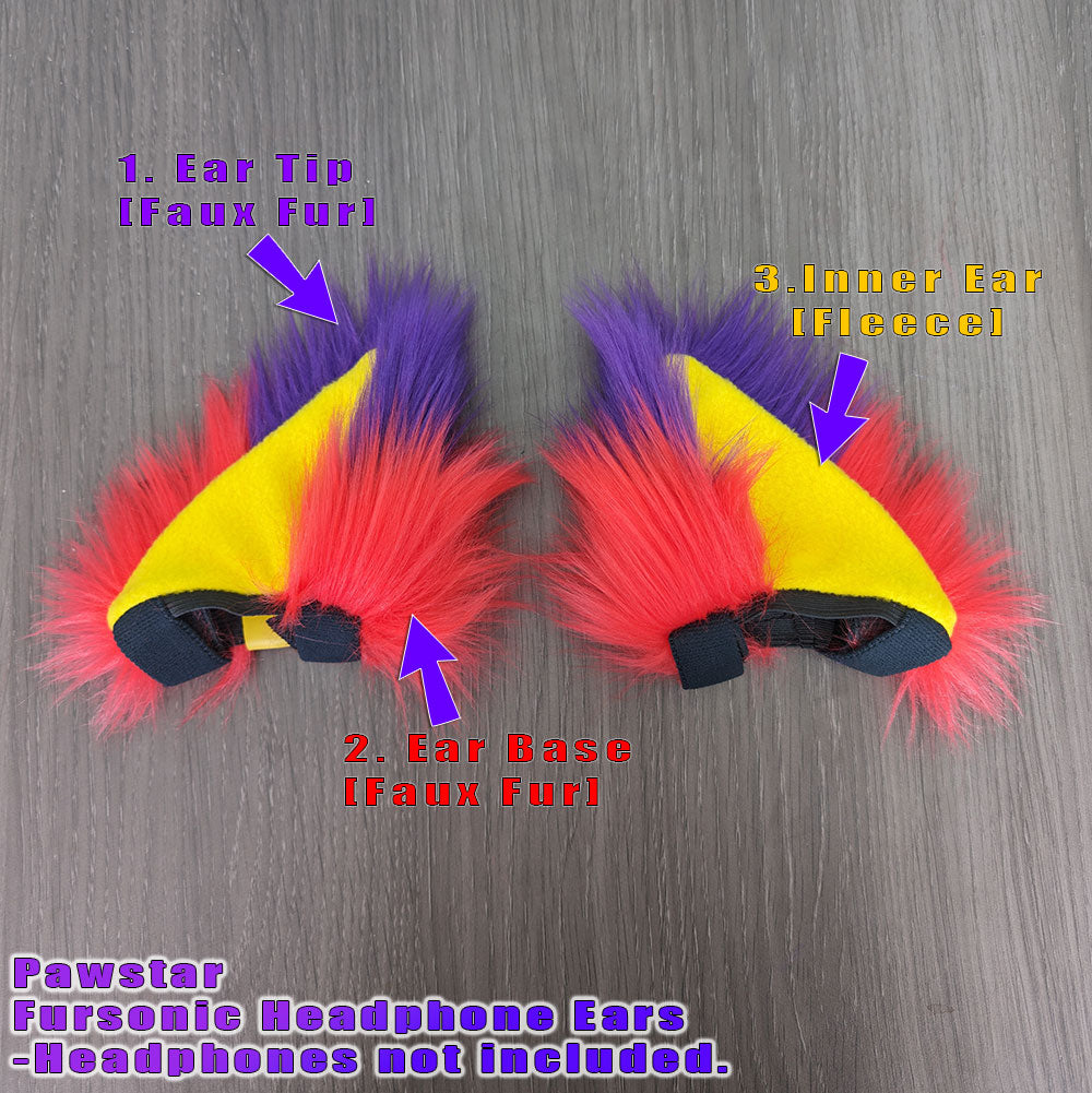☆ Color-Swap Fursonic Fox Headphone Ears