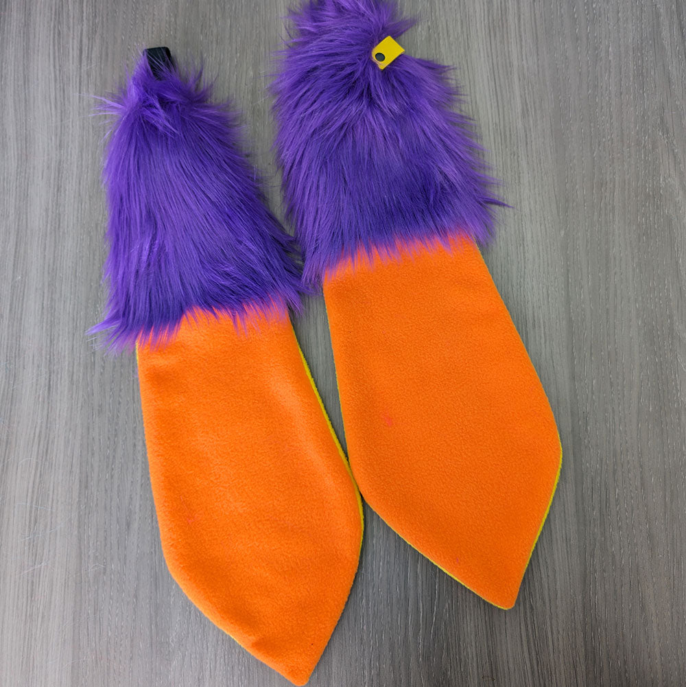 Pawstar Color-Swap Fursonic Bunny Headphone Ears - bunny ear headphone adapters for costumes, cosplay, fursuit, fashion, therian alt 3