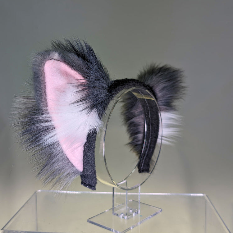 Pawstar Husky Ear Headband furry partial fursuit halloween costume cosplay