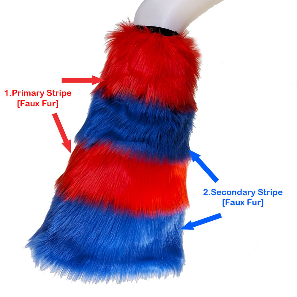 ☆ Color-Swap Stripey Leg Warmers