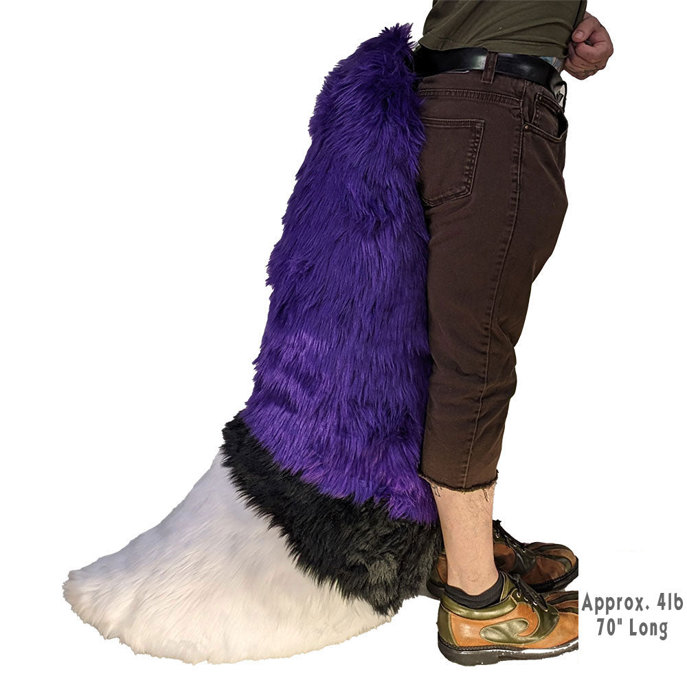 Pawstar mega mega fursuit sized fox tail for cosplay and halloween costume