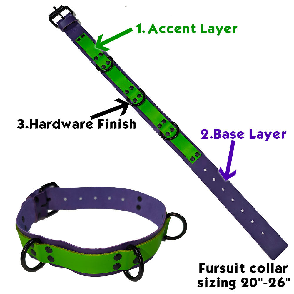 ☆ Color-Swap FURSUIT Tri-Ring Collar