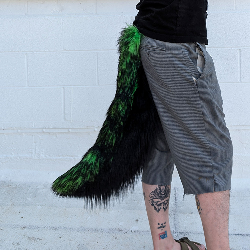 Pawstar Halloween costume tail in werewolf wolf furry fursuit theme