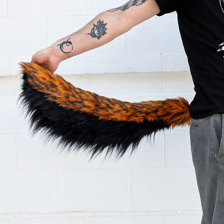 Pawstar Halloween costume tail in werewolf wolf furry fursuit theme