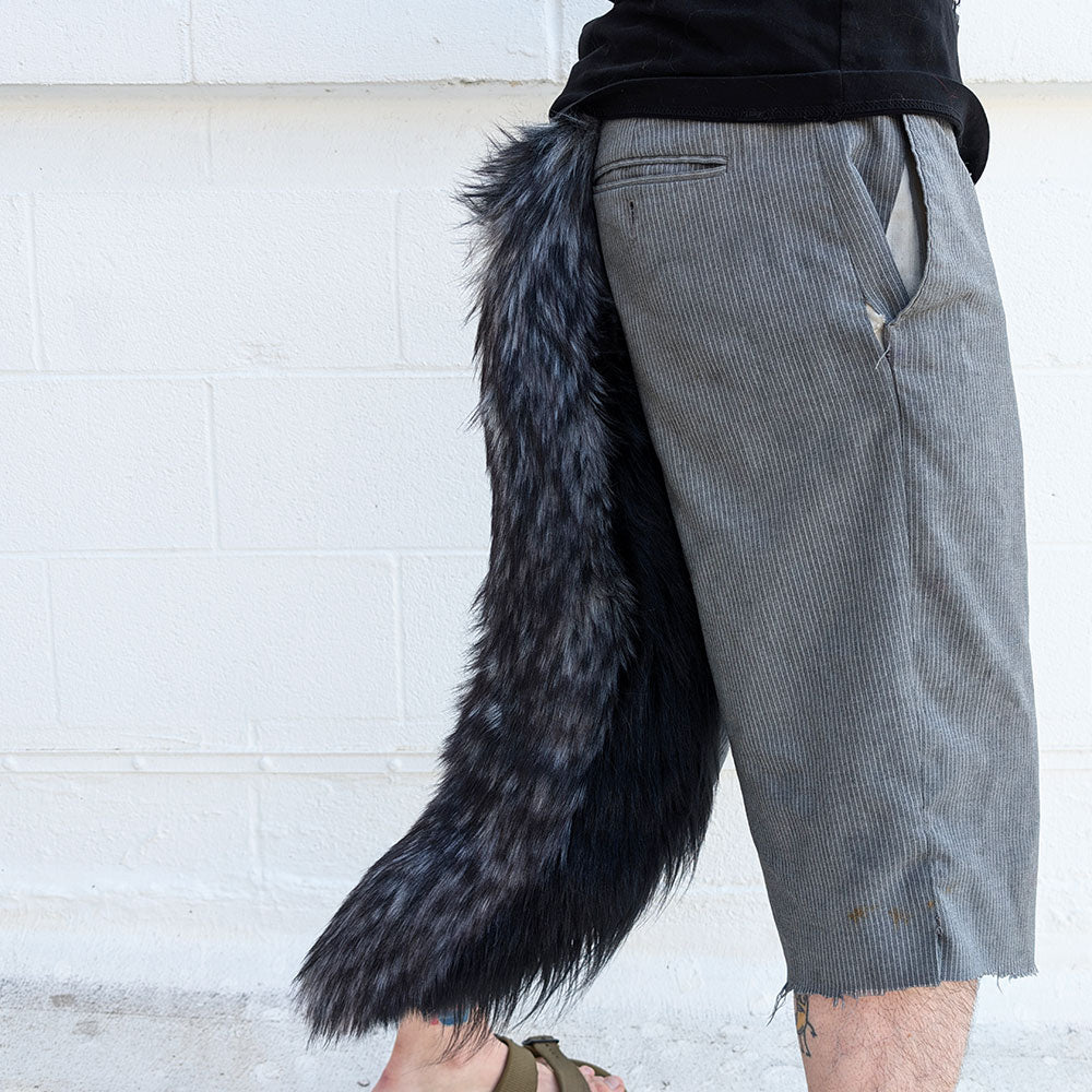 Pawstar Halloween costume tail in werewolf wolf furry fursuit theme