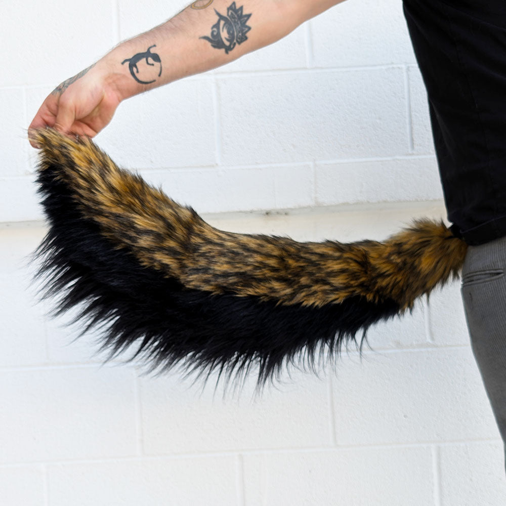 Pawstar Halloween costume tail in werewolf wolf furry fursuit theme