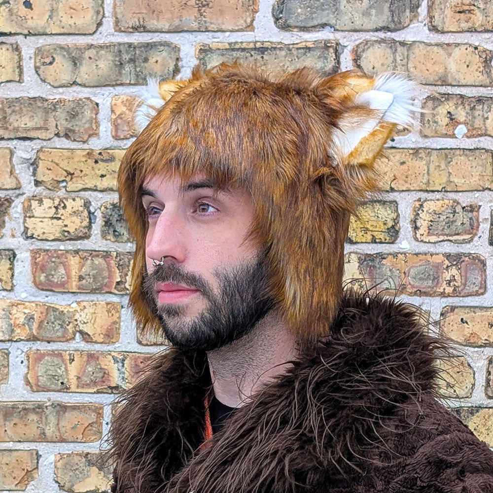 Mischievous Maine Coon Fluffy Puffy Hat