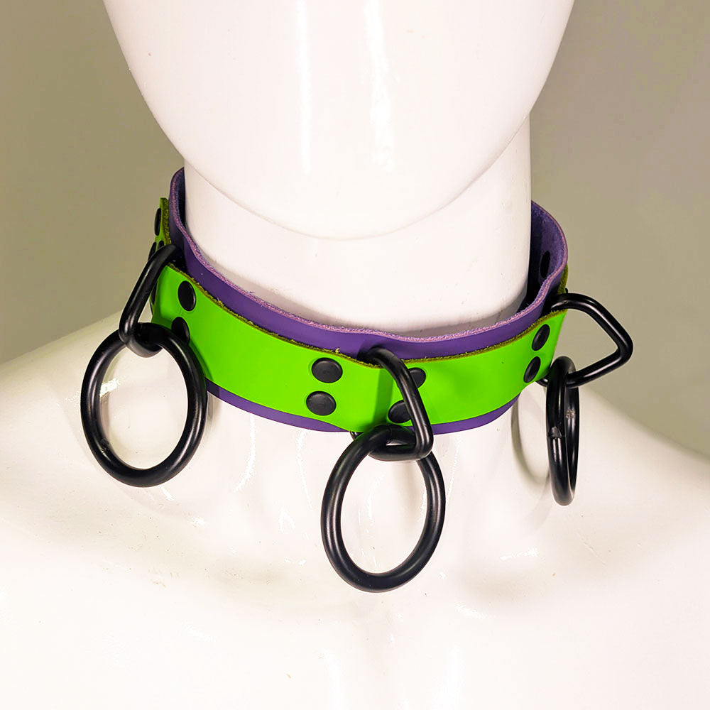 ☆ Color-Swap Tri-Ring Collar