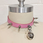 ☆Color-Swap Kitty Bell & Spike Collar