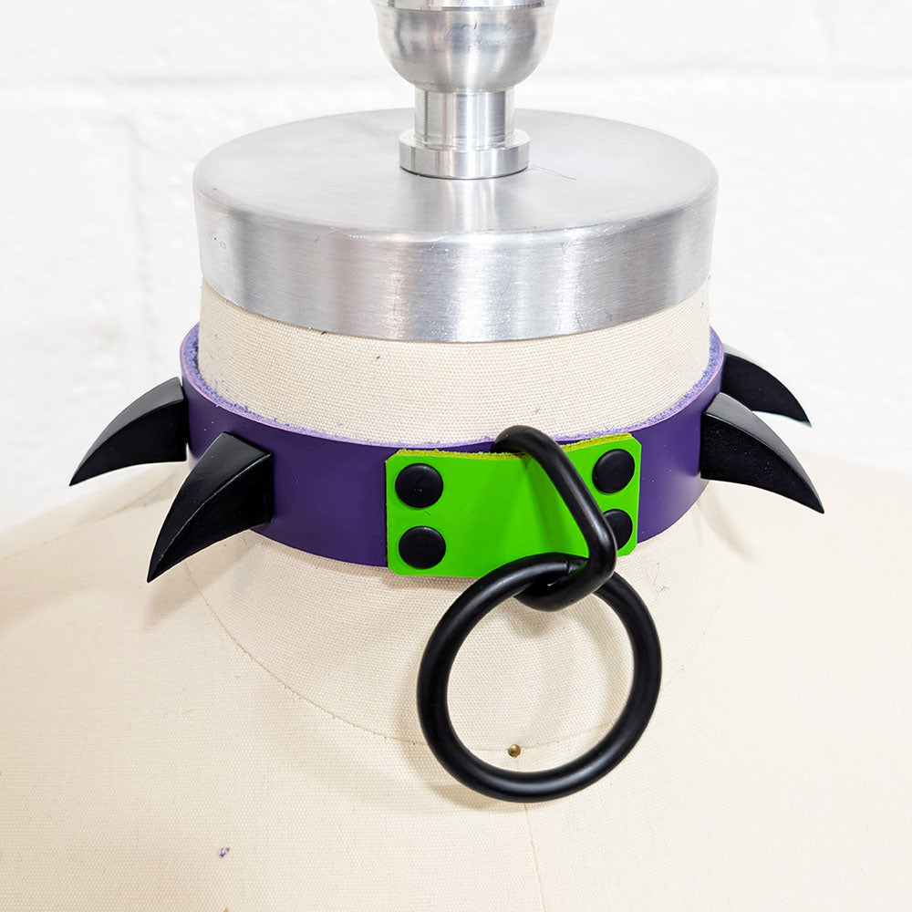 ☆Color-Swap Ringed Claw Collar