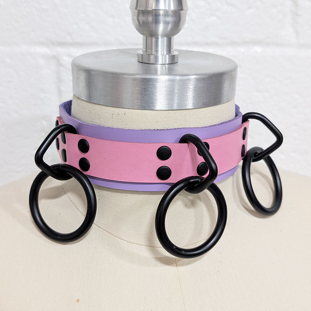 ☆ Color-Swap Tri-Ring Collar