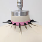 Long Spiked Collar