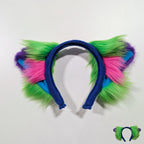 Pawstar Color-Swap Kitty+ Ear - cat ear headband for costumes, cosplay, fursuit, fashion, therian alt 2
