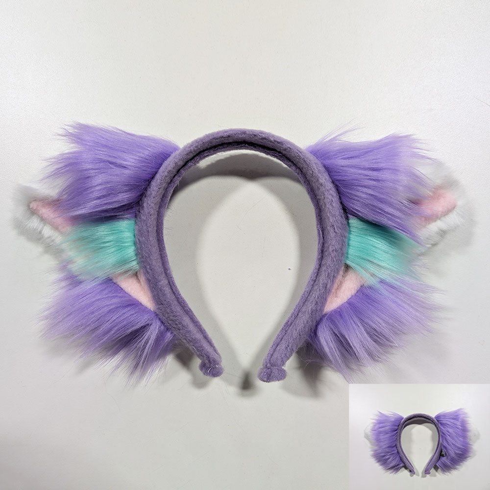 Pawstar Color-Swap Kitty+ Ear - cat ear headband for costumes, cosplay, fursuit, fashion, therian alt 2