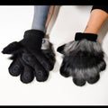 Pawstar raccoon themed hand paw gloves for fusuit cosplays