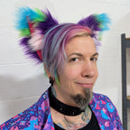 Pawstar Color-Swap Fox Ear+ Headband - fox ear headband for costumes, cosplay, fursuit, fashion, therian model 1
