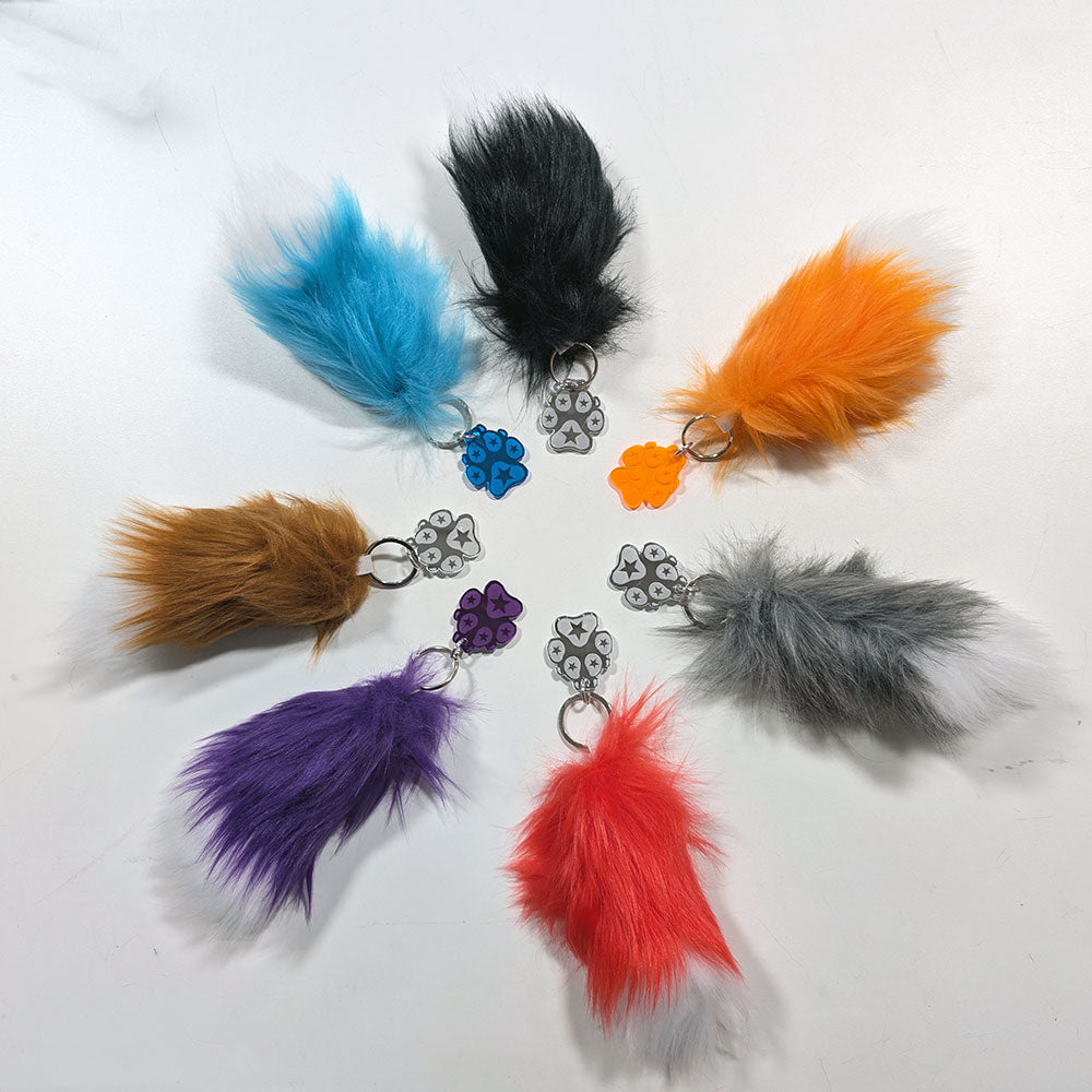 Nano Keychain Fox Tail