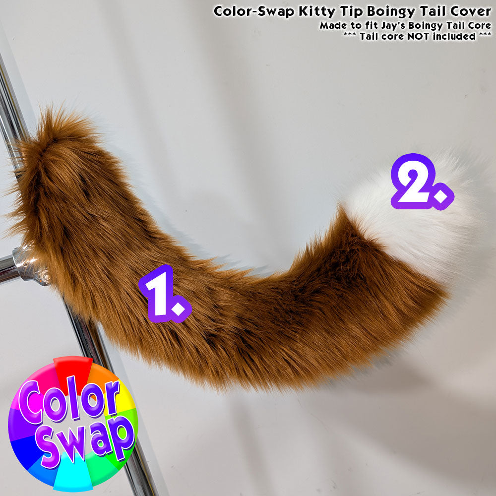 ☆ Color-Swap Kitty Tip Boingy Tail Cover