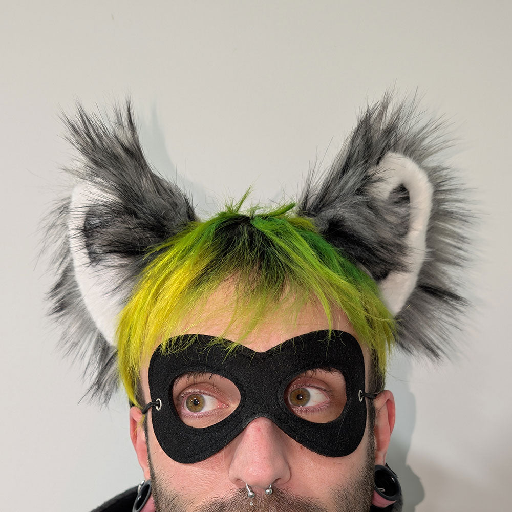 Raccoon / Tanuki Ear Headband