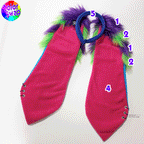 ☆ Color-Swap Floppy Bunny+ Ear Headband