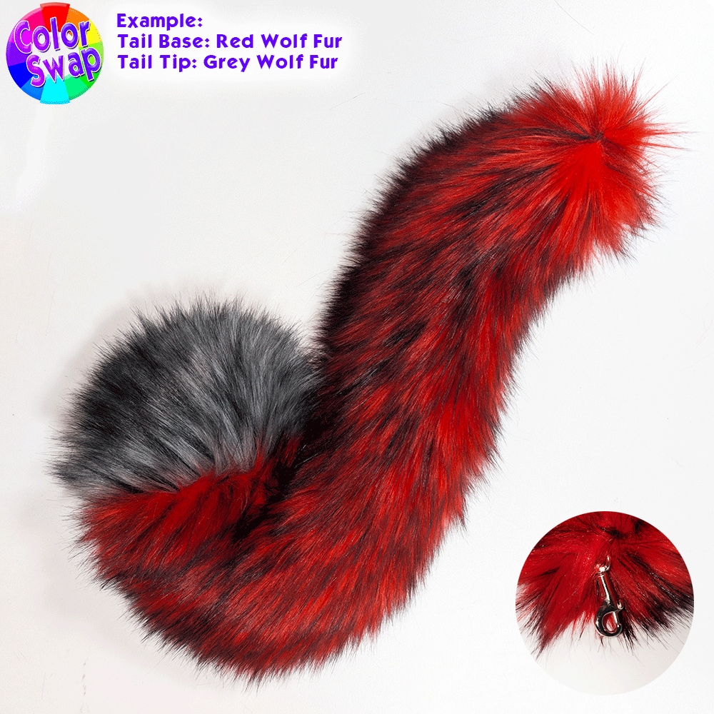 ☆ Color-Swap Chibi Kitty Curl Tail