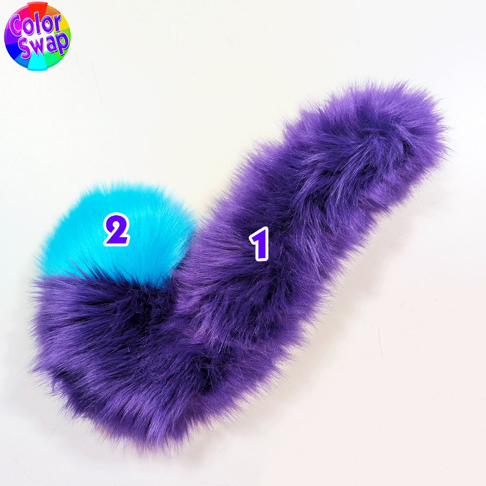 ☆ Color-Swap Chibi Kitty Curl Tail