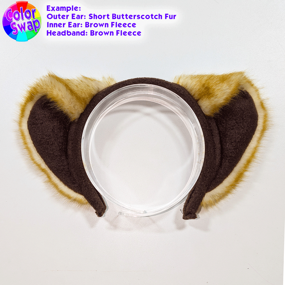 ☆ Color-Swap Lion Ear Headband
