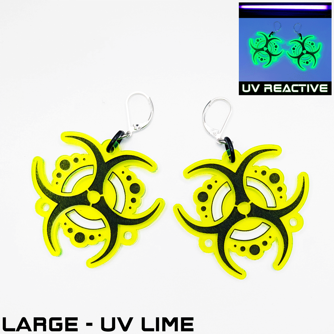 Biohazard Earrings