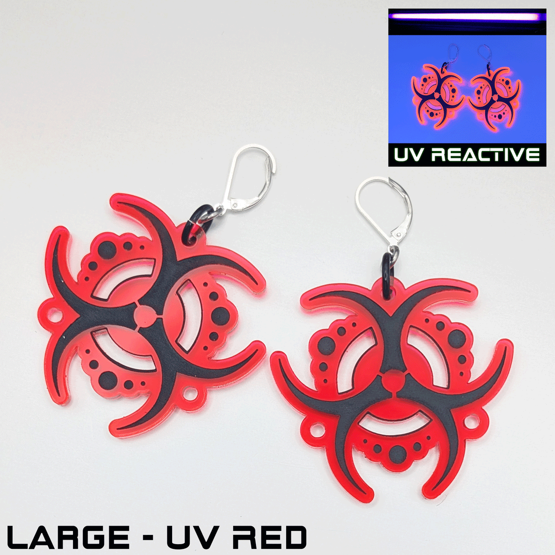 Biohazard Earrings