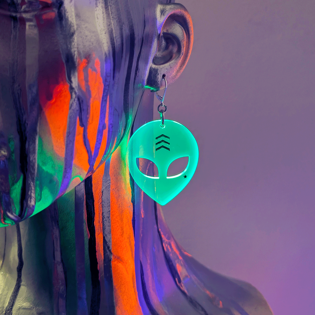 Alien Earrings