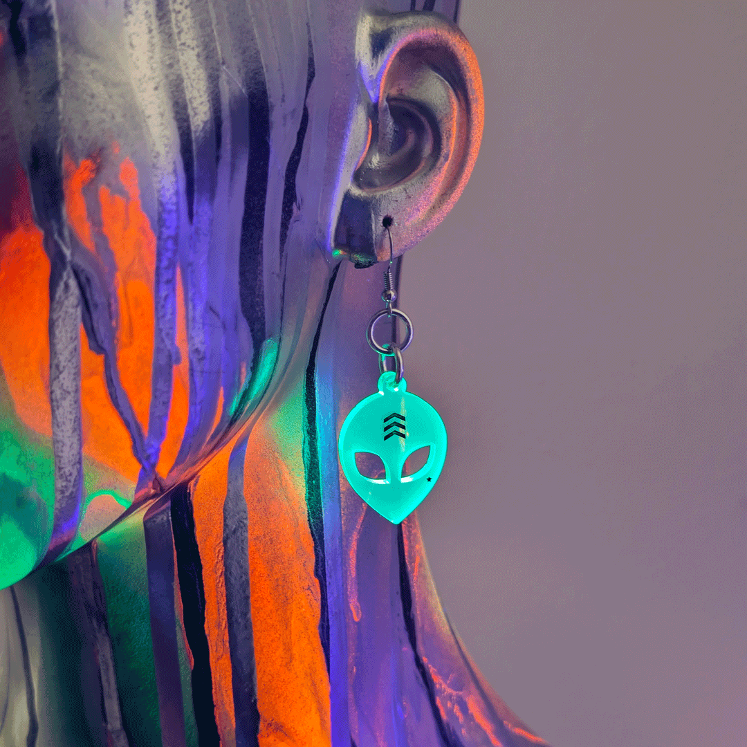 Alien Earrings