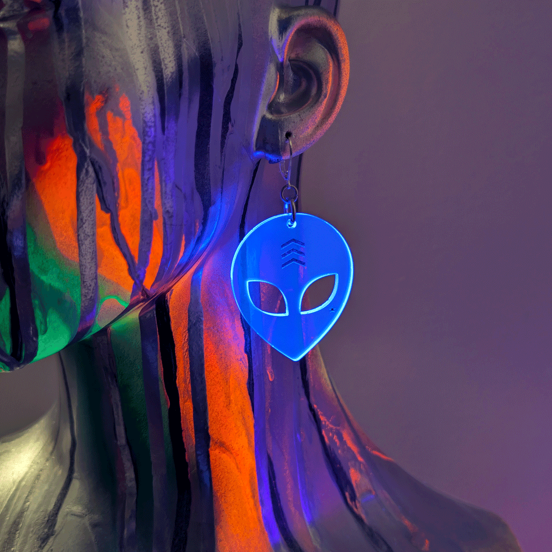 Alien Earrings