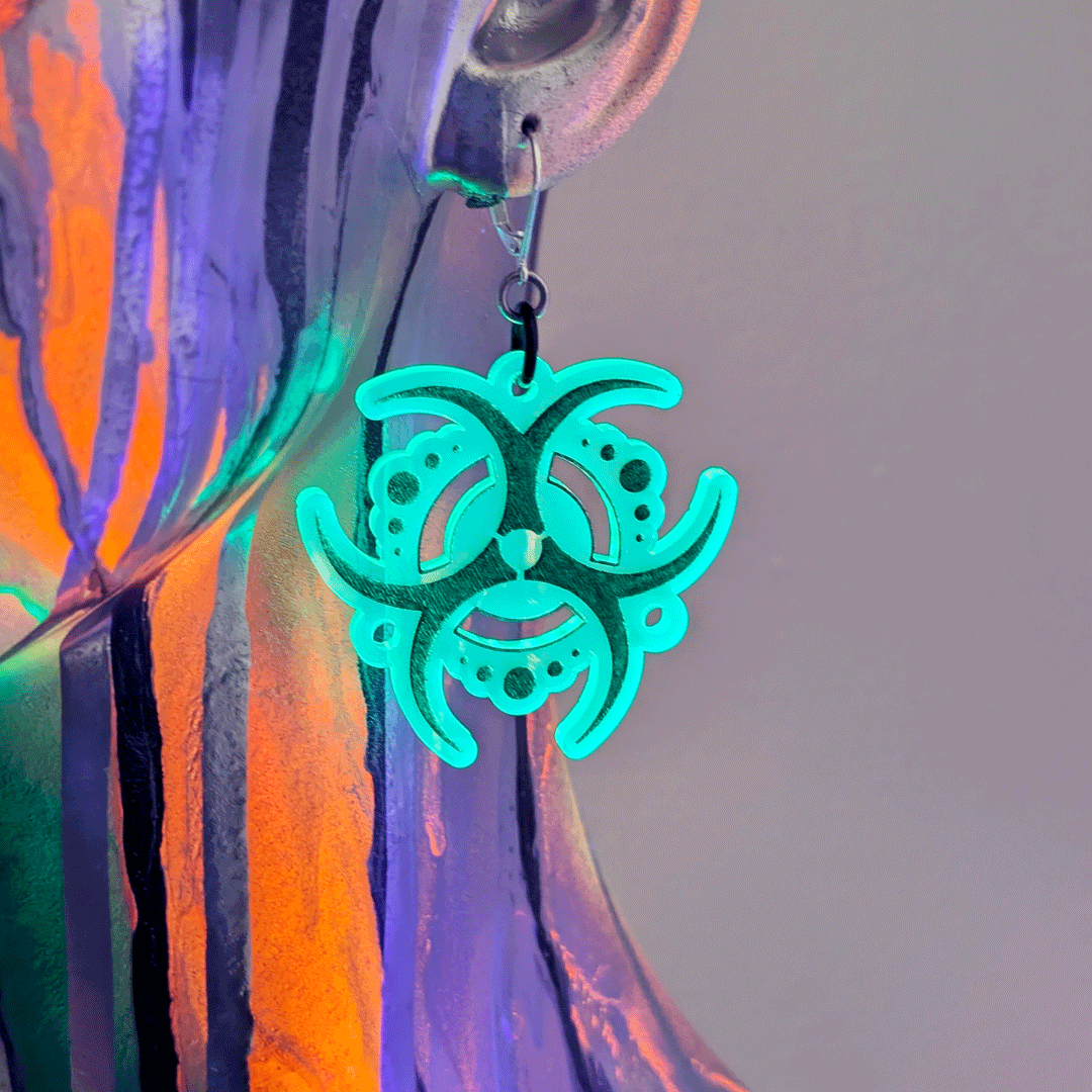 Biohazard Earrings
