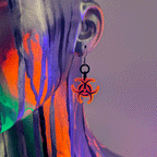 Biohazard Earrings