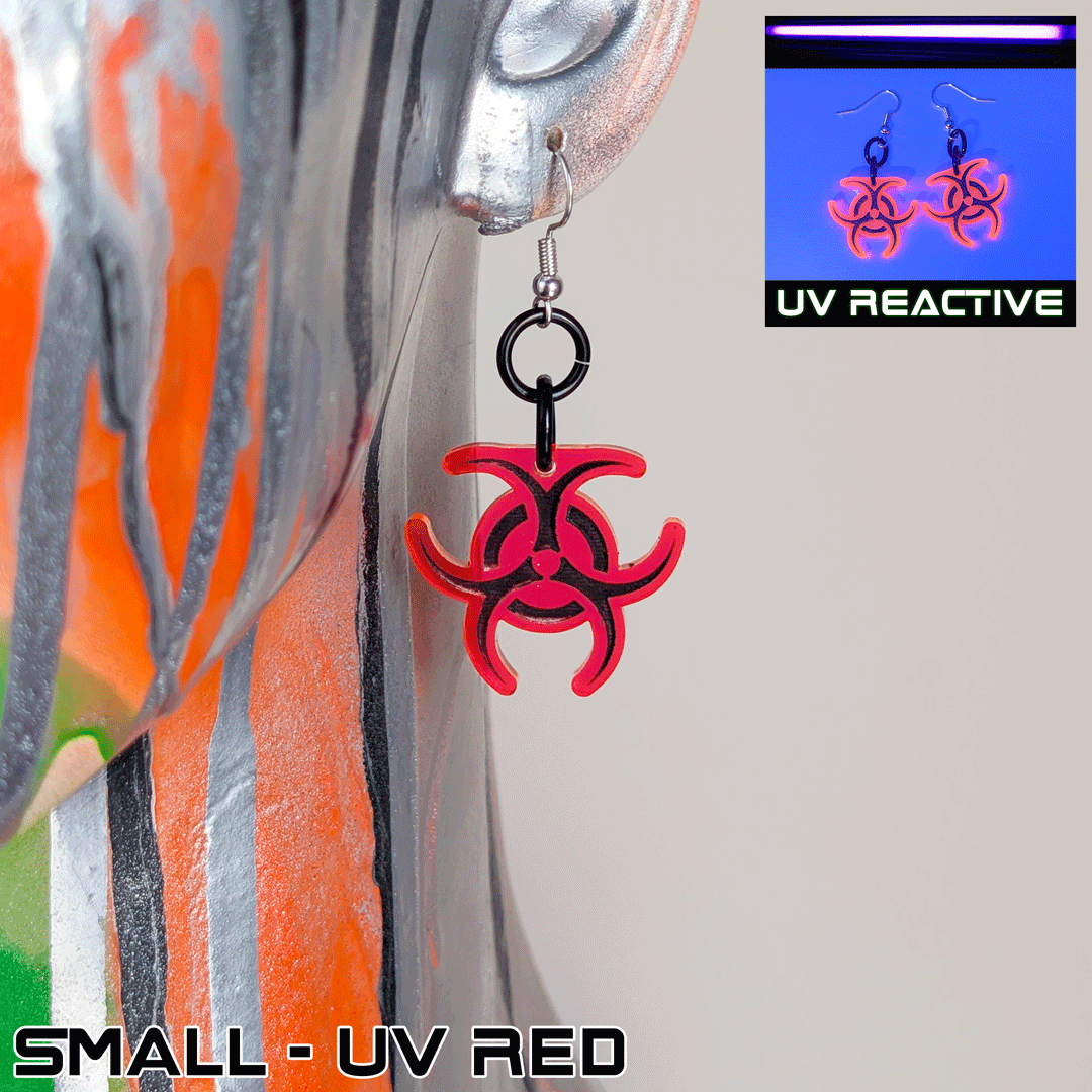 Biohazard Earrings