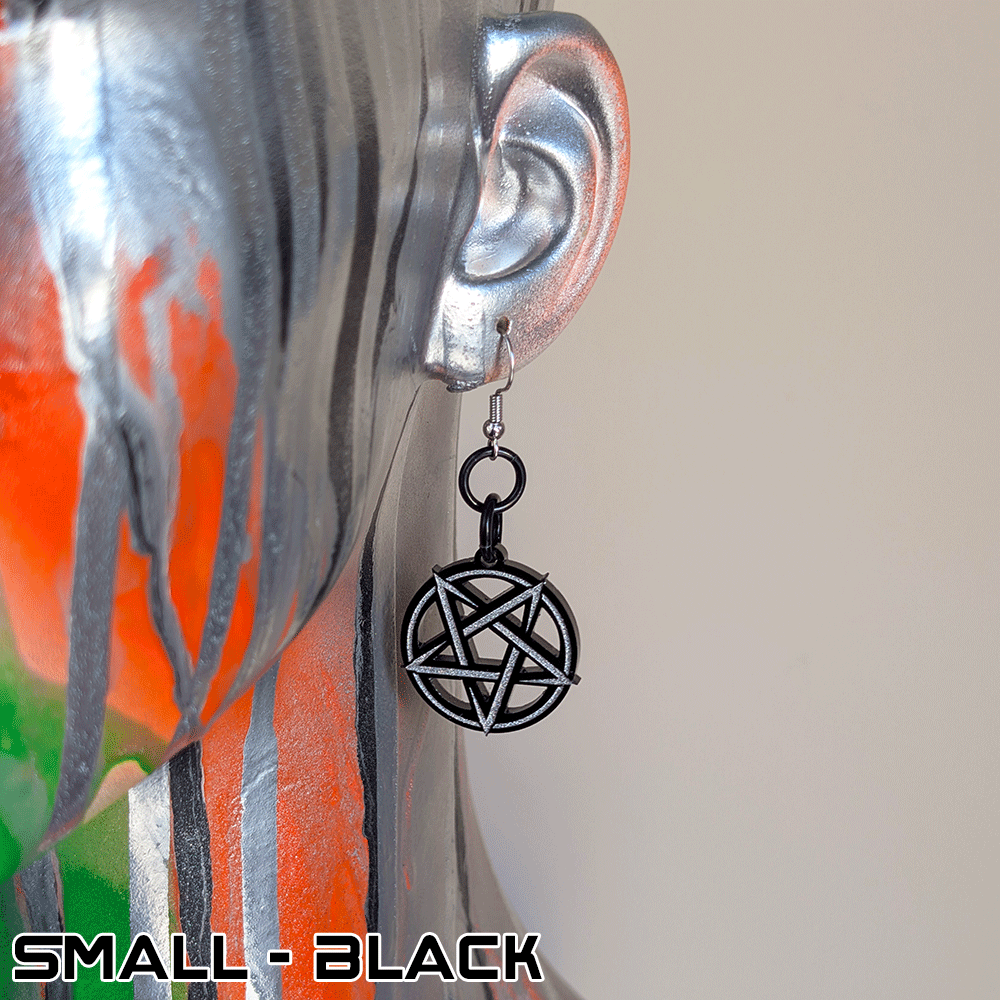 Witchy Pentacle Earrings