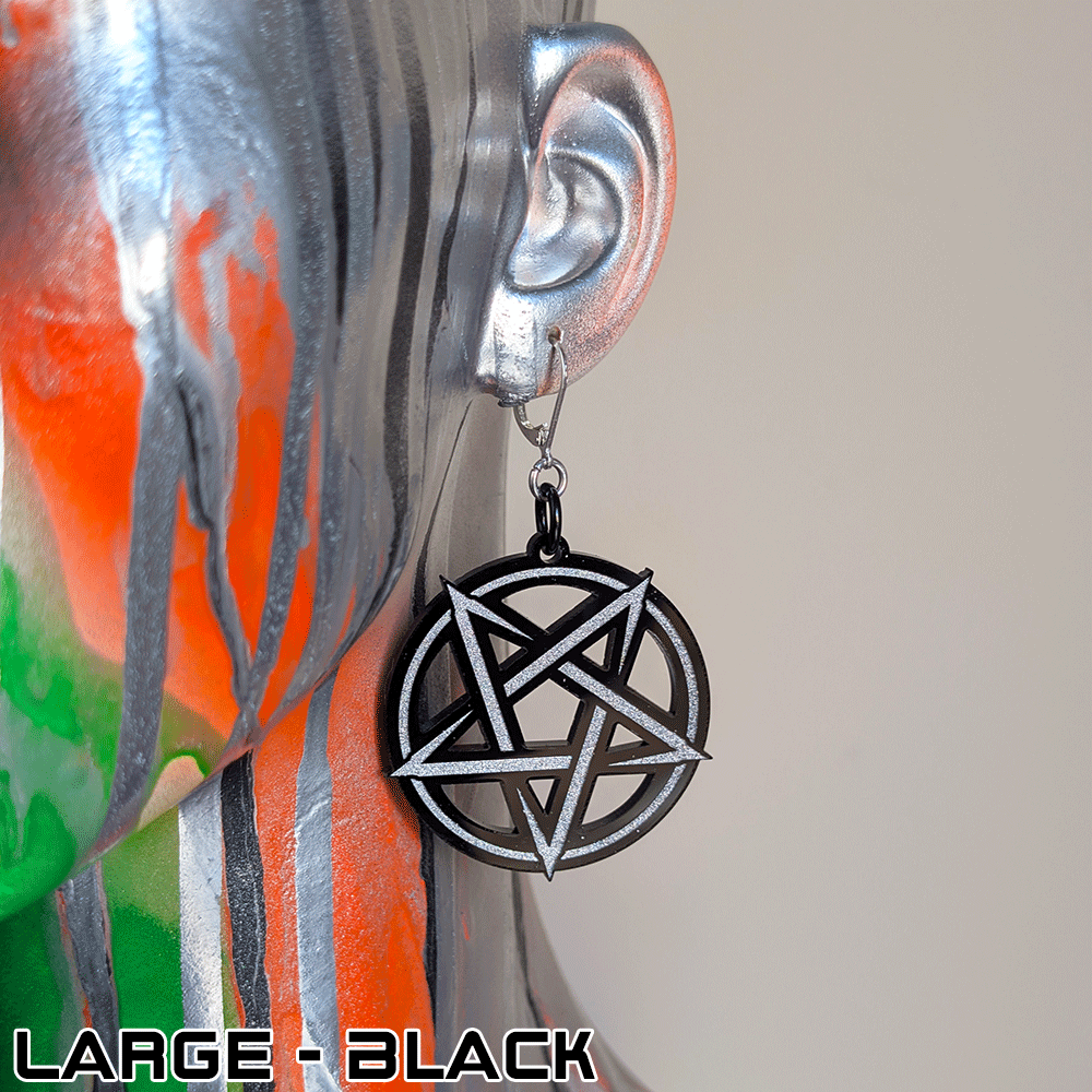 Witchy Pentacle Earrings