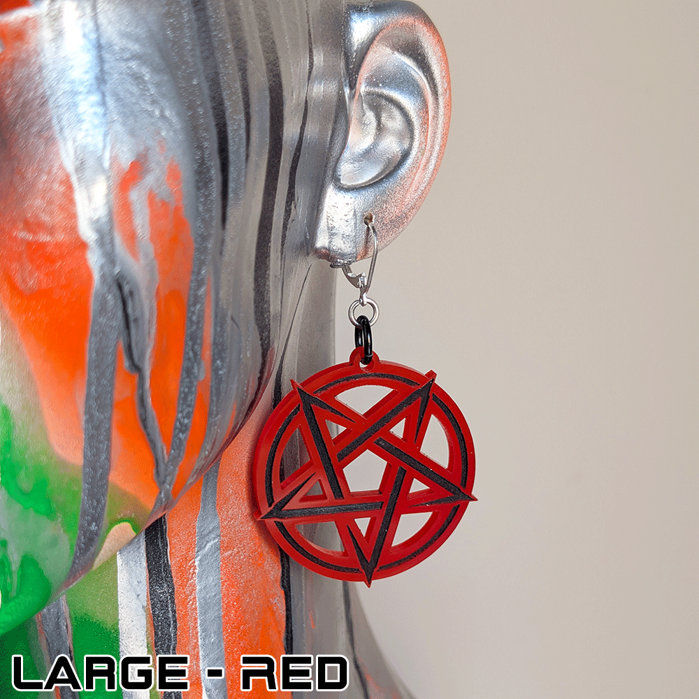 Witchy Pentacle Earrings