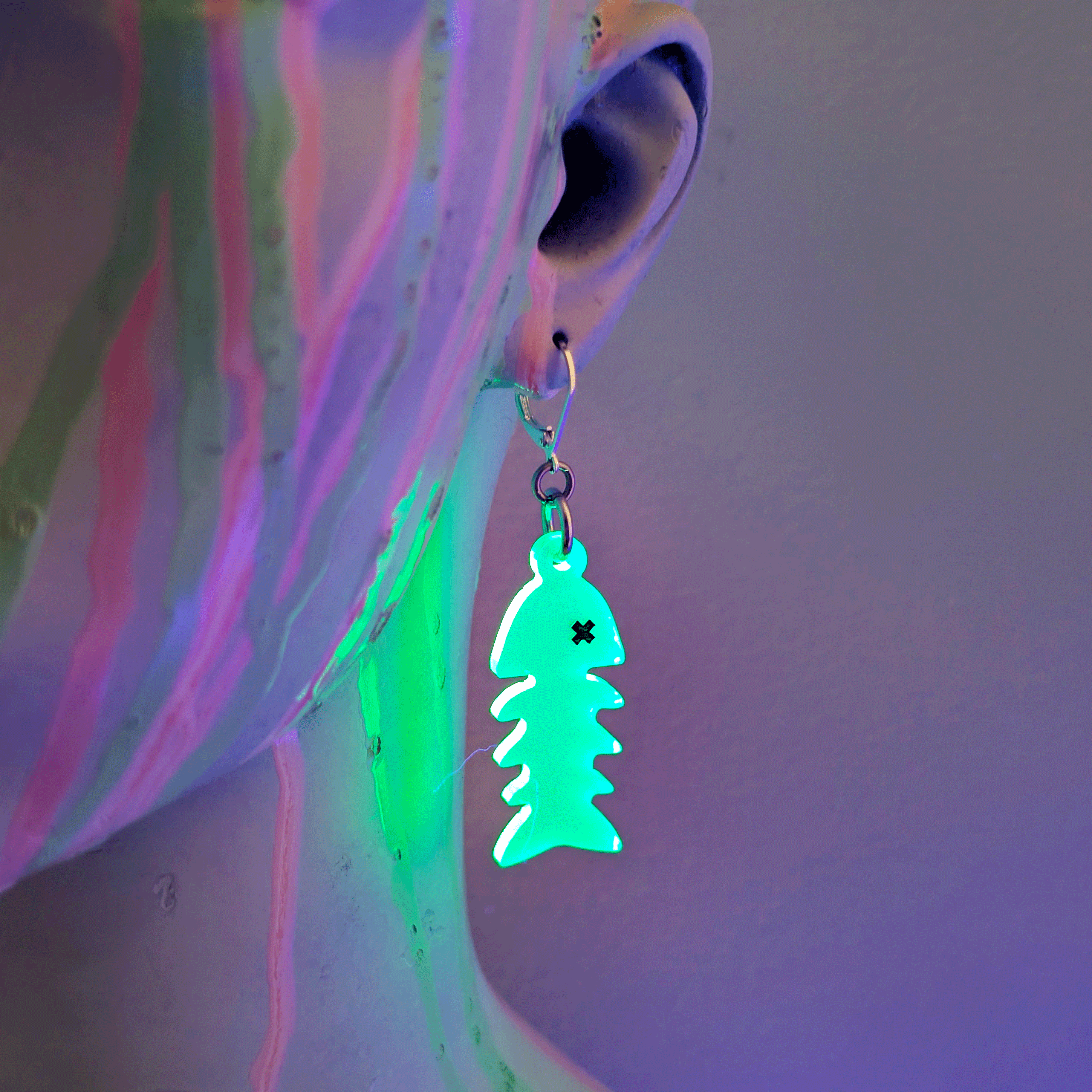 Fish Bone Earrings