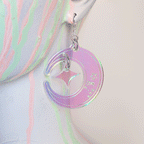 Lunar Crescent Earrings