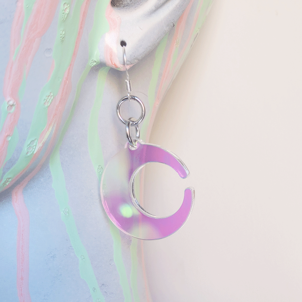 Lunar Crescent Earrings