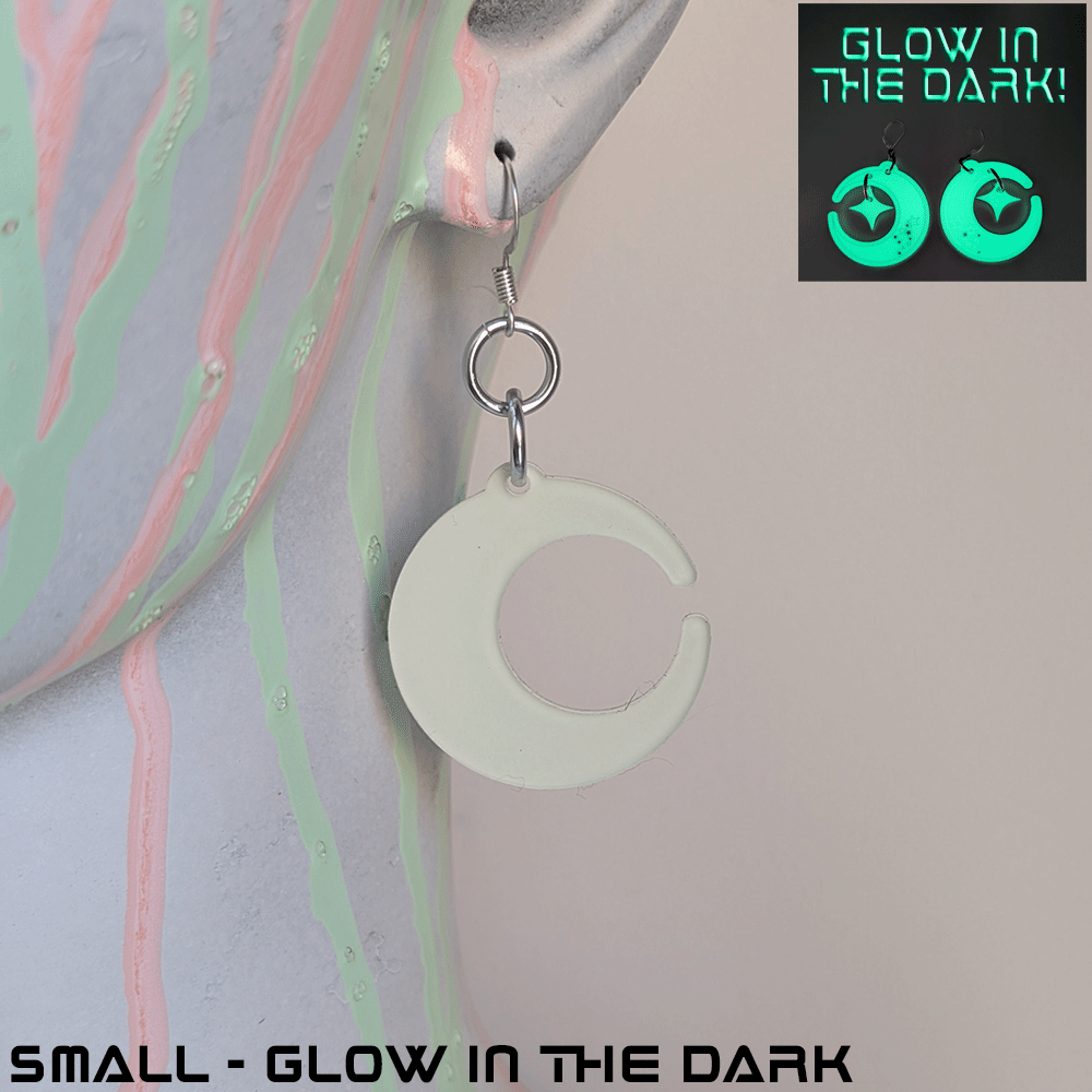 Lunar Crescent Earrings