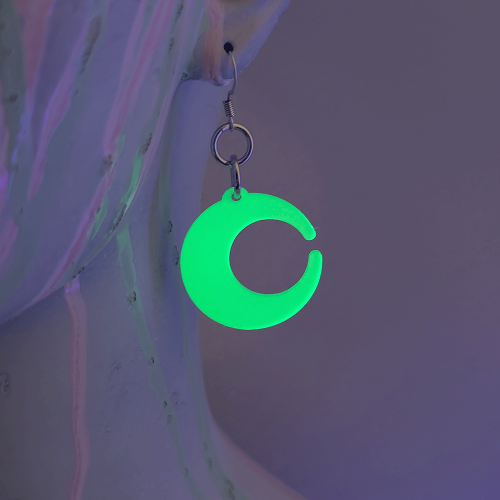 Lunar Crescent Earrings