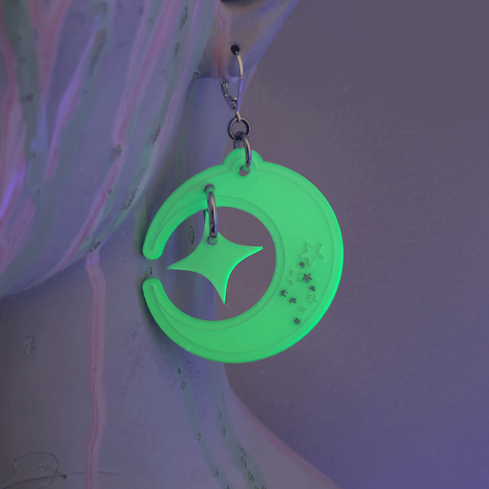 Lunar Crescent Earrings