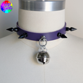 ☆ Color-Swap Kitty Bell & Spike Collar