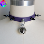 ☆ Color-Swap Kitty Bell & Spike Collar